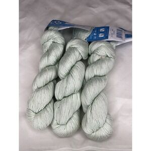Cloudborn Fibers Pima Cotton DK Yarn Lot 3 Mint 693 Yards Discontinued